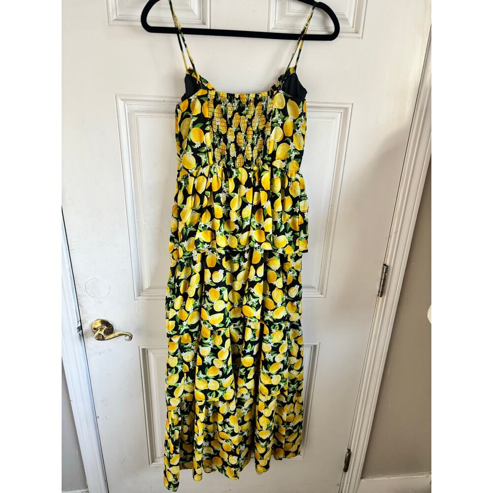 Betsey Johnson La La Lemons corset maxi dress size 8 - Picture 7 of 9